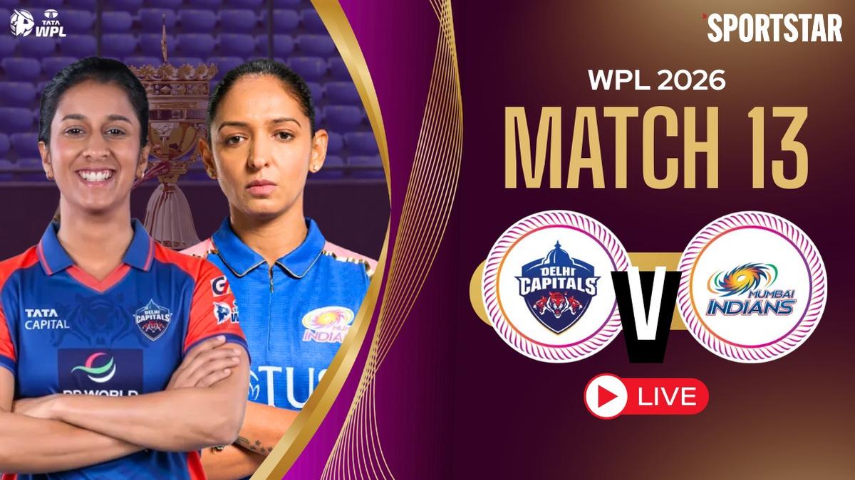 DC vs MI LIVE score, WPL 2026: Charani removes Harmanpreet for 41